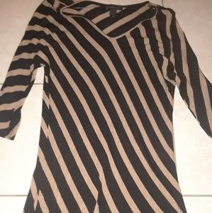 Inc light striped sweater